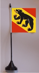 Bern BE Tisch-Fahne mit Fuss | 11 x 11 cm
