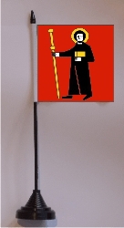 Glarus GL Tisch-Fahne mit Fuss | 11 x 11 cm