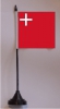 Schwyz SZ Tisch-Fahne mit Fuss | 11 x 11 cm