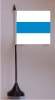 Zug ZG Tisch-Fahne mit Fuss | 11 x 11 cm
