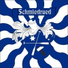 Fahne geflammt Gemeinde 5046 Schmiedrued (AG) | 30 x 30 cm und Grösser