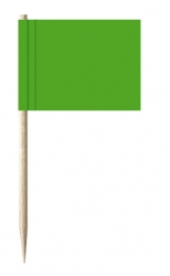 Mini-Fahnen grün Pack à 50 Stück | 30 x 40 mm