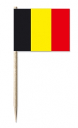 Mini-Fahnen Belgien Pack à 50 Stück | 30 x 40 mm