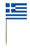 Mini-Fahnen Griechenland Pack à 50 Stück | 30 x 40 mm