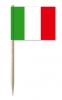 Mini-Fahnen Italien Pack à 50 Stück | 30 x 40 mm