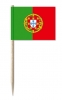 Mini-Fahnen Portugal Pack à 50 Stück | 30 x 40 mm