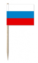 Mini-Fahnen Russland Pack à 50 Stück | 30 x 40 mm