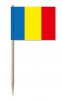 Mini-Fahnen Rumänien Pack à 50 Stück | 30 x 40 mm