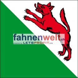 Fahne Gemeinde 9427 Wolfhalden (AR) | 30 x 30 cm und Grösser