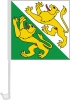 Autofahne / Autoflagge Thurgau | 30 x 30 cm