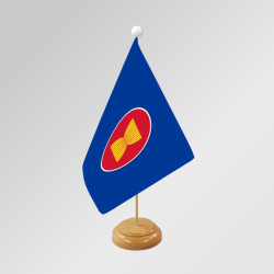 ASEAN Tisch-Fahne gedruckt | 22.5 x 15 cm