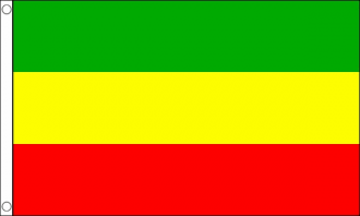 Äthiopien ohne Wappen Fahne aus Stoff | 90 x 150 cm
