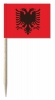 Mini-Fahnen Albanien Pack à 50 Stück | 30 x 40 mm