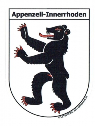 Wappen Appenzell-Innerrhoden Aufkleber AI | ca. 13.5 x 17.7 cm