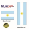 ARGENTINIEN Fahne in Top-Qualität gedruckt im Hoch- und Querformat | diverse Grössen