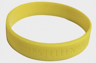 Silikon Armband gelb ELBOWS & FIST BUMPS | ELLENBOGEN