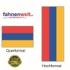ARMENIEN Fahne in Top-Qualität gedruckt im Hoch- und Querformat | diverse Grössen