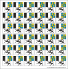 Aufkleber Sticker Graubünden mit 36 quadratischen Fahnen