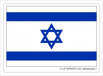 Aufkleber Israel | 7 x 9.5 cm