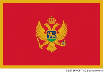Aufkleber Montenegro | 7 x 9.5 cm
