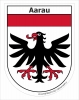 Kleber Wappen Aarau 6.5 x 8.5 cm