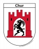 Kleber Wappen Chur 6.5 x 8.5 cm
