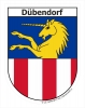 Kleber Wappen Dübendorf 6.5 x 8.5 cm
