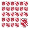 Aufkleber Sticker 8400 Winterthur mit grosser und 26 kleinen Wappen