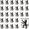 Aufkleber Sticker Appenzell-Ausserrhoden mit grosser und 26 kleinen Wappen