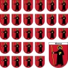 Aufkleber Sticker Glarus mit grosser und 26 kleinen Wappen