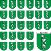 Aufkleber Sticker St. Gallen mit grosser und 26 kleinen Kantons-Wappen