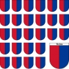 Aufkleber Sticker Tessin/Ticino mit grosser und 26 kleinen Wappen