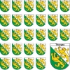 Aufkleber Sticker Thurgau mit grosser und 26 kleinen Wappen