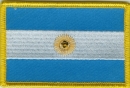Patch Sticker zum aufbügeln Argentinien | 5.5 x 9 cm