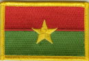 Patch Sticker zum aufbügeln Burkina Faso | 5.5 x 9 cm