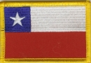 Patch Sticker zum aufbügeln Chile | 5.5 x 9 cm