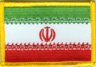 Patch Sticker zum aufbügeln Iran | 5.5 x 9 cm