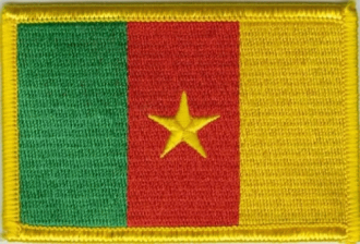 Patch Sticker zum aufbügeln Kamerun | 5.5 x 9 cm