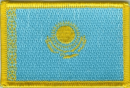 Patch Sticker zum aufbügeln Kasachstan | 5.5 x 9 cm