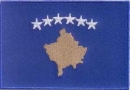 Patch Sticker zum aufbügeln Kosovo | 5.5 x 9 cm