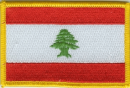 Patch Sticker zum aufbügeln Libanon | 5.5 x 9 cm