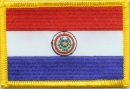 Patch Sticker zum aufbügeln Paraguay | 5.5 x 9 cm