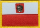 Patch Sticker zum aufbügeln Polen mit Wappen | 5.5 x 9 cm