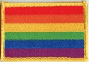 Patch Sticker zum aufbügeln Regenbogen | 5 x 8 cm