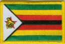 Patch Sticker zum aufbügeln Simbabwe | 5.5 x 9 cm