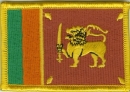 Patch Sticker zum aufbügeln Sri Lanka | 5.5 x 9 cm