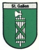Patch Wappen zum aufbügeln St Gallen | 7 x 5.3 cm