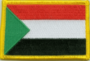 Patch Sticker zum aufbügeln Sudan | 5.5 x 9 cm