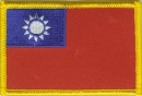 Patch Sticker zum aufbügeln Taiwan | 5.5 x 9 cm