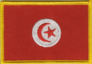 Patch Sticker zum aufbügeln Tunesien | 5.5 x 9 cm
